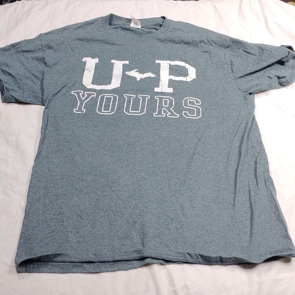 Up yours men's large sized t shirt
